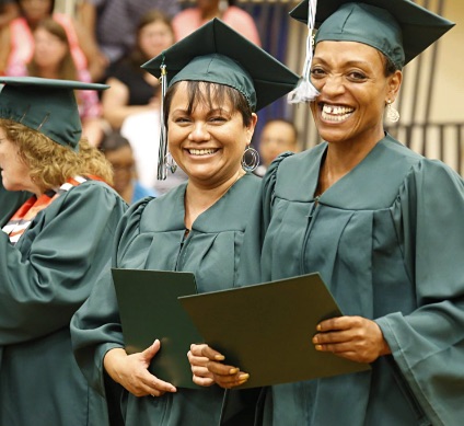 Students earn their high school equivalency diploma