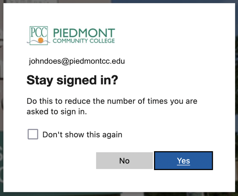 VDI Login Instructions - Piedmont Community College