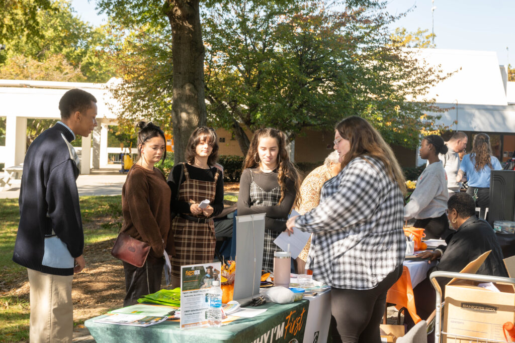 PCC students attending student an event.